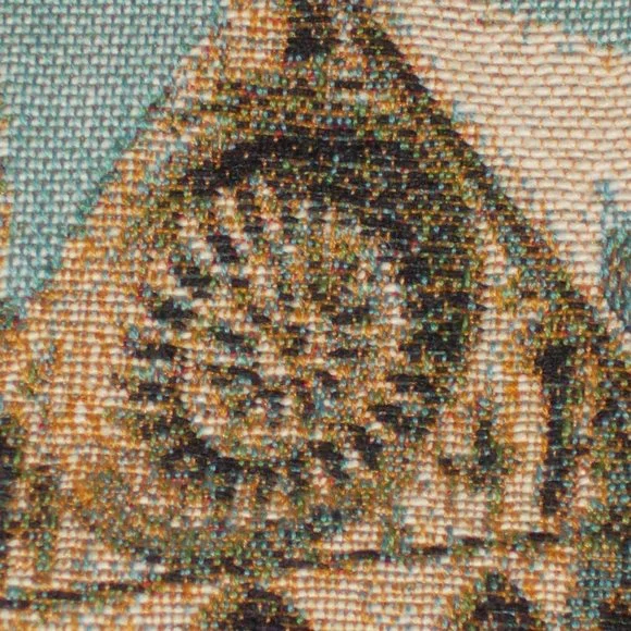 EUC Tapestry Pillow Cover With Zipper - Picture 3 of 8